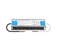 YOODI Transformateur 220V AC à 24V DC 2,5A 60W Convertisseur 24V Alimentation LED Driver IP67 Etanche Conducteur à Tension Constante Ultra Mince Adaptateur Transfo pour Bandes LED et Luminaires LEDs