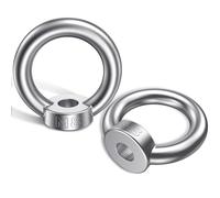 YOOPIN Lot de 6 écrous à œillet M8 en acier inoxydable 304, écrous à œil de levage pour levage de fixation et protection de sécurité, largement utilisés dans les domaines industriels, de la
