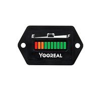 YOOREAL Compteur de batterie au plomb 48 V, indicateur d'utilisation de la | batterie, adapté pour chariot de golf, remorque de voyage, chariot élévateur, machine à récurer Ebike