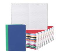 Yoosso Lot de 16 Carnets A5 Lignés, 32 Pages, Couleurs Assorties | Couverture 250 g/m², papier 80 g/m² anti-bavures, 16 coloris, format 21 x 14 cm, pour notes, école, bureau