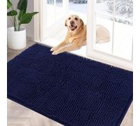 YOOTUKL Paillasson en chenille pour intérieur, tapis boueux pour chiens, tapis lavable antidérapant, piège à saleté, séchage rapide, en microfibre douce, durable, avec dos en caoutchouc, tapis de bain