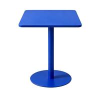 Yopappol Guéridon De Bistro Commercial D'intérieur, Table D'appoint À Base Ronde Stable, Petite Table De Salle À Manger pour Café, Bar, Salon, Boutique(Klein Blue,70x70x73cm)