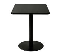 Yopappol Guéridon De Bistro Commercial D'intérieur, Table D'appoint À Base Ronde Stable, Petite Table De Salle À Manger pour Café, Bar, Salon, Boutique(Noir,48x48x72cm)