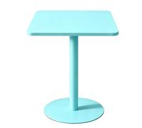 Yopappol Guéridon De Bistro Commercial D'intérieur, Table D'appoint À Base Ronde Stable, Petite Table De Salle À Manger pour Café, Bar, Salon, Boutique(Tiffany Blue,60x60x73cm)