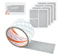 YOPEUC 2m Patch Repare Moustiquaire Réparation De Fenêtre, Ruban Adhesif Reparation Moustiquaire, Bande de Réparation pour Écran de Fenêtre, Scotch Moustiquaire Gris Patch de Réparation Moustiquaire