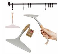 York ECONATURAL Raclette de Douche Marron Taille L Nettoyage Vitre et Miroir Salle de Bain Matériaux Naturels Écologique Durable Efficace sans Traces Design Moderne