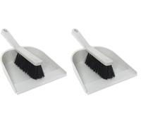 York Ensemble Pelle et Balayette à Main - Poussière et Ramasse-miettes - en Plastique Recy ris 23 x 32 x 11 cm (Lot de 2)