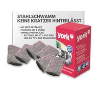 York Éponge Magique Gomme Magique Lot de Nettoyage pour Maison Murs Chaussures et Cuisine Éponge en Mélamine Blanche Ultra Résistante pour Éliminer Les Taches Tenaces sans Détergent Magic Sponge