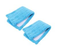 YOSADIER 2 Pièces Tête De Balai Microfibre à Poussière Capuchon De Rechange Bleu Pour Balai De Nettoyage De Maison Recharge