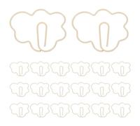 YOSADIER 20 Pièces Cloud Paper Clips Caoutchouc Souple Marque-pages Nuage Ergonomiques et Mignons pour Bureau Fournitures de Bureau Décoratives et Robustesse Anti-glisse Accessoires