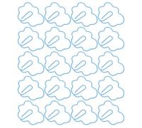 YOSADIER 20 Pièces Marque-pages de Nuage en Caoutchouc et Fer, Portable Prise en Main Confortable, Style Kawaii pour Étudiants et Enseignants au Bureau Bibliothèque