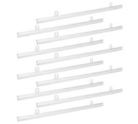 YOSADIER Bande de suspension pour affiche en PVC 10 unités avec crochet réglable, pour bannières et images, améliore visibilité en école ou magasin