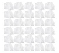 YOSADIER Chaussettes en Nylon Blanc Lot de 30 pour Skimmer de Piscine Filtre Élastique Facile à Utiliser, Protège Le Système de Filtration pour Nettoyage