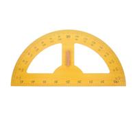 YOSADIER Grand Rapporteur Géant en Bois Semicirculaire Facile à Transporter pour Enseignants, Outil Multifonction de Mesure D'angle pour Tableau en Classe