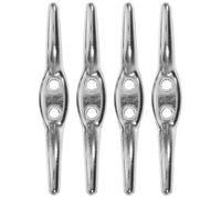 YOSADIER Lot de 4 Crochets en Métal Argenté pour Cordon de Store, Taquets de Sécurité Compatibles la Plupart des Stores de Fenêtre, pour Bureau ou Boutique
