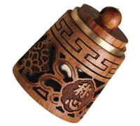 YOSADIER Pendentif Aromatique en Bois Sculpté Creux 1 Pièce, Porte-clés Décoratif Multifonction pour Téléphone et Voiture, Flacon à Boules Parfumées, Accessoire DIY pour Maison et Bureau