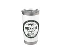 Yosemite, parc national de Californie, collection Vintage pour les amoureux de la nature Gobelet isotherme en acier inoxydable double paroi