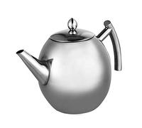 Yosoo 1.5L Théière en Acier Inoxydable Cafetière en Argent avec Filtre Infuser Grande capacité (SVP vérifier la théière avec l'eau Froide Avant de l'utiliser)