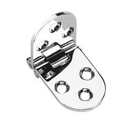 Yosoo 2Pcs Charnières à Rabat de Plateau Porte en Alliage de Zinc Mini charnières Pliante Meuble tiroir Armoire Bureau Accessoire quincaillerie 8 * 3cm(Sliver)