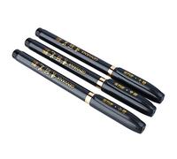 Yosoo 3 pcs Calligraphie Stylos Dessin Brosse À Eau Stylos Art Brosses Calligraphie Aquarelle Stylo Marqueur Brosse Ensemble pour Écriture et Dessin Graphique Comic Maker Calligraphie Dessin Manga