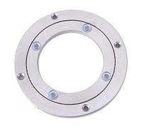 Yosoo Base de Sculpture Rotation de Table 360 Degrés Roulement à Bille Plateau Tournant en Aluminium Support de Téléviseur (Taille : 4inch)