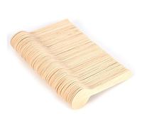 Yosoo Cuillères en Bois 100pcs Recyclables Jetables Cuillère à Thé à La Crème Glacée 10cm Coutellerie
