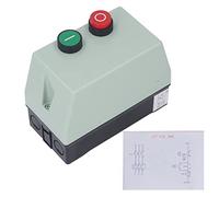 Yosoo Demarreur Moteur Electrique LE1D09M7 Démarreur de Moteur électrique Magnétique 220 V 2,2 KW 3 CV 380 V 4 KW 5 CV, Protection contre les Surcharges, Fonctionnement Simple, Boîtier ABS, Largement
