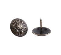 Yosoo Health Gear 100pcs Tapisserie D'ameublement Clous, Bronze Métal Sellerie Punaises Broches Vintage Meubles Décoratifs Punaises Antique Pouce Tack Push Goujons Broches pour (Vert 16 * 15mm)