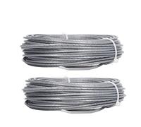 Yosoo Health Gear 2 Pièces Ligne de -Herbe Ligne de -Bordure en Nylon 24 M X 2,0 Mm Cordon de Remplacement Gris pour Art 24 27 30 36 pour Bordure de Pelouse Utilisation dans Le Jardin