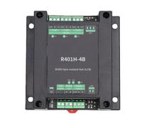Yosoo Health Gear 485 Hub opto-isolé ABS Rail DIN 485 Hub 4 Ports Semi-Duplex Transfert Transparent 4x32 Nœuds 1Mbps 1200m pour Les Réseaux RS485 PLC de Contrôle Industriel