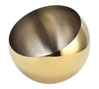 Yosoo Health Gear Bol en Acier Inoxydable, Sucrier Oblique en Acier Inoxydable 304, Pot à Condiments brossé Poli à Double Couche pour Table de Cuisine Servant du Sucre, du Sel, des épices, des
