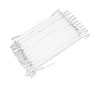 Yosoo Health Gear Crochet d'escalade pour Plantes, Fil d'acier galvanisé et Crochet en Fil 'Escalade pour Plantes en Nylon 10 Pièces avec de Suspension de 10 M pour Support de Vigne de Concombre