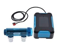 Yosoo Health Gear Électrolyseur au Sel pour Piscine, AC220-240V 50Hz | Cellule à polarité inversée autonettoyante, 6 niveaux de chlore de sortie, minuterie intégrée, système de circulation de