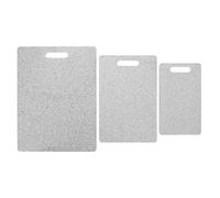 Yosoo Health Gear Ensemble de 3 Planches à Découper en Plastique PP Double Face, 3 Tailles 14,4 X 11,0 Pouces, 11,8 X 7,9 Pouces, 9,8 6,1 pour la Préparation de Fruits, de Viande et de Légumes