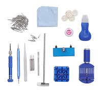 Yosoo Health Gear Ensemble d'outils de Réparation de Montre 172 Pièces, Ensemble d'outils de Liaison de Bracelet de Montre en Acier Inoxydable et en Plastique pour Le Réglage du Bracelet de
