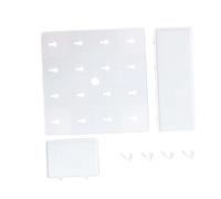Yosoo Health Gear Étagère Murale de Chevet, Support d'étagère Mural Adhésif Fort, Organisateur de Rangement Supplémentaire pour Chambre à Coucher, Salle de Bain, Cuisine, Dortoir (White)