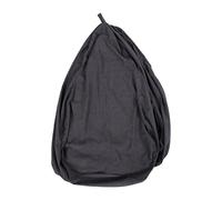 Yosoo Health Gear Grande Housse de Pouf Lavable en Velours côtelé Doux pour Enfants et Adultes, Housse de Chaise Confortable et Extensible avec Fermeture éclair Robuste (Gris foncé)