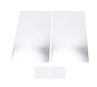 Yosoo Health Gear Kit d'isolation AC pour Fenêtre, Panneau d'étanchéité en Mousse en Feuille 'aluminium pour Climatiseurs de 5000 à 22000 BTU, Bouclier Thermique Réfléchissant, 2 Panneaux pour