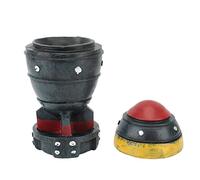 Yosoo Health Gear Mini Boîte de Rangement pour Bombe Nu ire, Bac de Rangement Décoratif Rétro en Forme de Bombe Nu ire en Résine 3D pour Clés, Perles, Cotons-tiges, Petites Figurines de