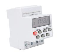 Yosoo Health Gear Minuterie Numérique Programmable ABS, Minuterie électronique 220 V, 30 A, 16 Programmes Marche/arrêt, 1 Minute à 168 Heures, Rail DIN pour Lampadaires, Pompes, équipement Agricole