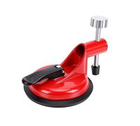 Yosoo Health Gear Niveleur de Carrelage à Ventouse, Rouge 122 Mm | Outil de Nivellement de Sol avec Verrouillage à Levier, Tiges Filetées Réglables, Corps en Fer épais