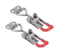 Yosoo Health Gear Pinces à Bascule en Acier Inoxydable, Capacité 150 kg, Lot de 2, Crochets de Fermeture pour Remorques, Portes, Caisses