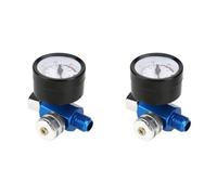 Yosoo Health Gear Régulateur Pression air 0-10BAR, G1/4, 2 pièces | Plastique/métal, pour pistolet à peinture, compact, réglage 0-150PSI