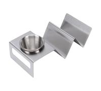 Yosoo Health Gear Support à Tacos en Acier Inoxydable, Lot de 2 (2 emplacements)