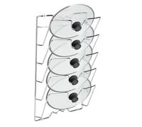 Yosoo Health Gear Support Mural pour Couvercles Casseroles, Organisateur Cuisine Adhésif Sans Perçage