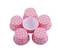 Yosoo Lot de 100 moules de Cuisson en Papier, Mini Cakes, DE Cupcakes Guides de Contours à Cupcakes Muffin Tasses Sacs, Moules en Papier pour Cupcakes Couleur