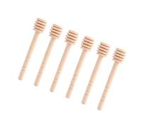 Yosoo Lot de 50 Bâtonnets à Miel en Bois, 16 Cm de Long, Cuillère à Miel pour Mariage, Anniversaire, Pot à, de Fête, Mini Cuillère à en Bois pour Bâton en Nid d'abeille (Exquis 10CM)