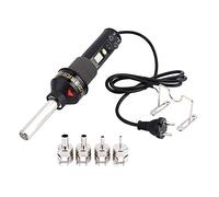 Yosoo Pistolet à air chaud, kit d'outils de soudure, station de soudure avec température contrôlée, pistolet à air chaud avec écran numérique à LED, 220 V, 450 W