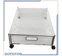 YOSOO rangement sous le lit Lot De 2 Bacs De Rangement Sous Lit Avec Roues Pratique Pour La bagagerie housse , lot 1 paquet