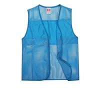 YOSUWOAI Gilet de sécurité pour homme - Gilet de sécurité réfléchissant avec bandes réfléchissantes - Gilet de sécurité avec fermeture éclair, P bleu ciel, XXL